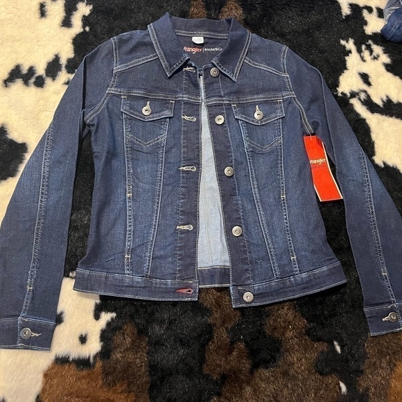 Wrangler Jackets & Blazers - Womens Wrangler Stretch Denim Jacket S